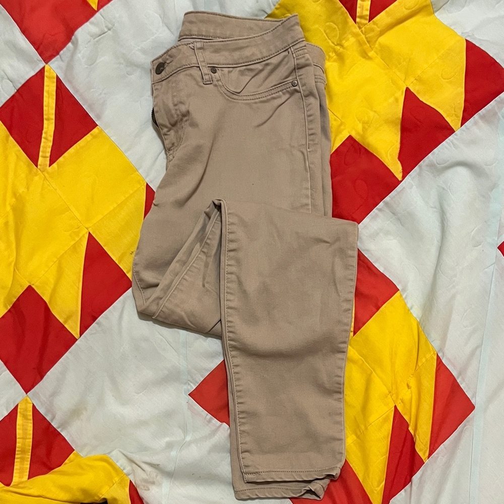 Faded Glory Beige Skinny Pants